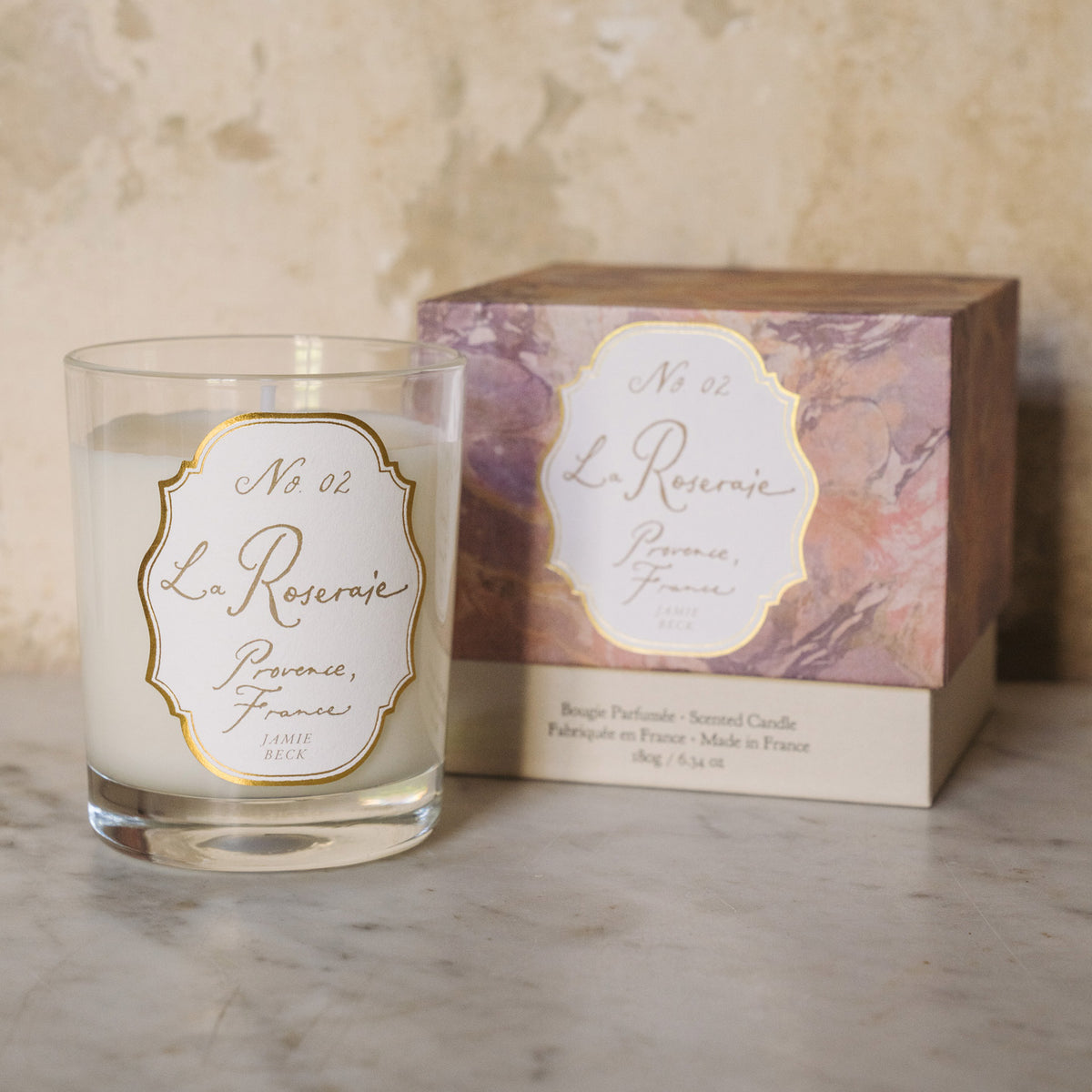La Roseraie • Scented Candle – Jamie Beck