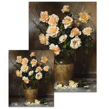  Still Life with Garden Roses Small Poster