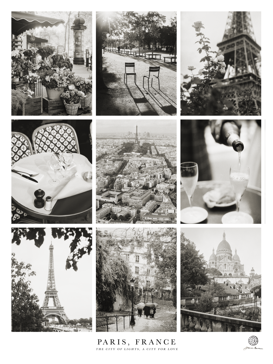 Paris Collection Framed Poster