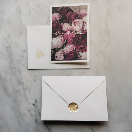Amour Stationery • Set of 16 Cards and Envelopes