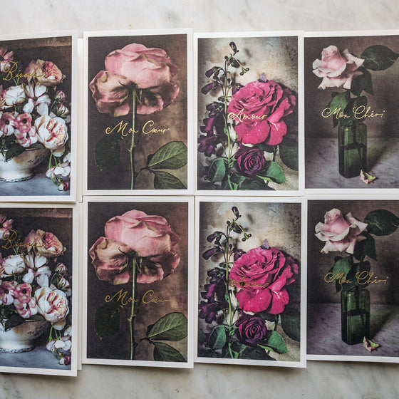 Amour Stationery • Set of 16 Cards and Envelopes