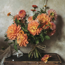  Bouquet in Peach Print