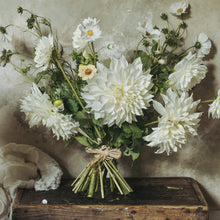  Bouquet in White Print