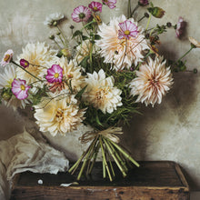  Bouquet in Pale Yellow and Pink Print