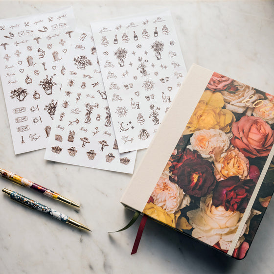 2026 Monthly Life Planner Ultimate Bundle - Writing Set + Sticker Pack