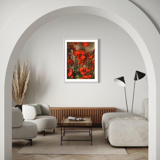 Red Poppies of May • 1 of 1 Framed Exhibition Piece