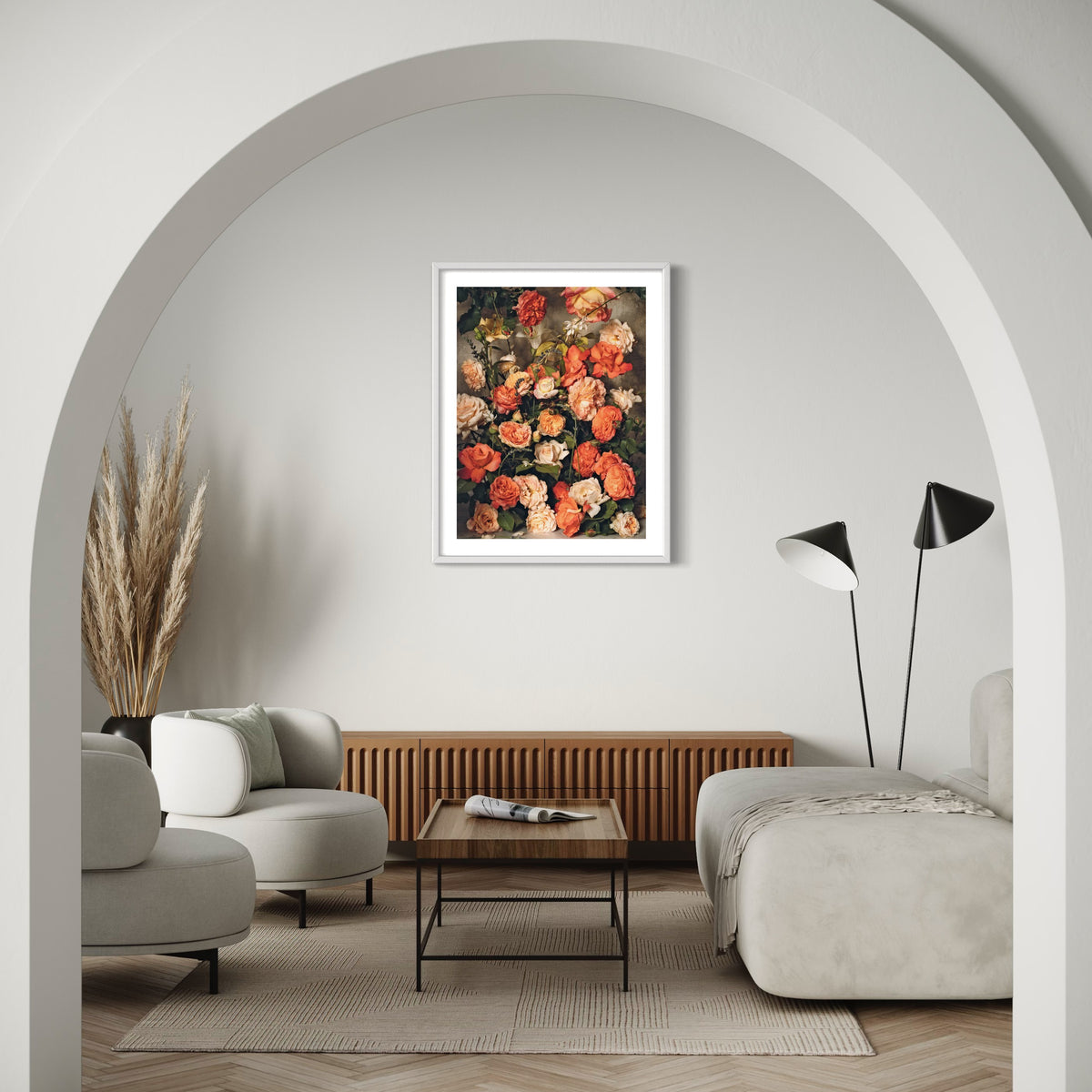 Harvest of Summer's Peach • 1 of 1 Framed Exhibition Piece