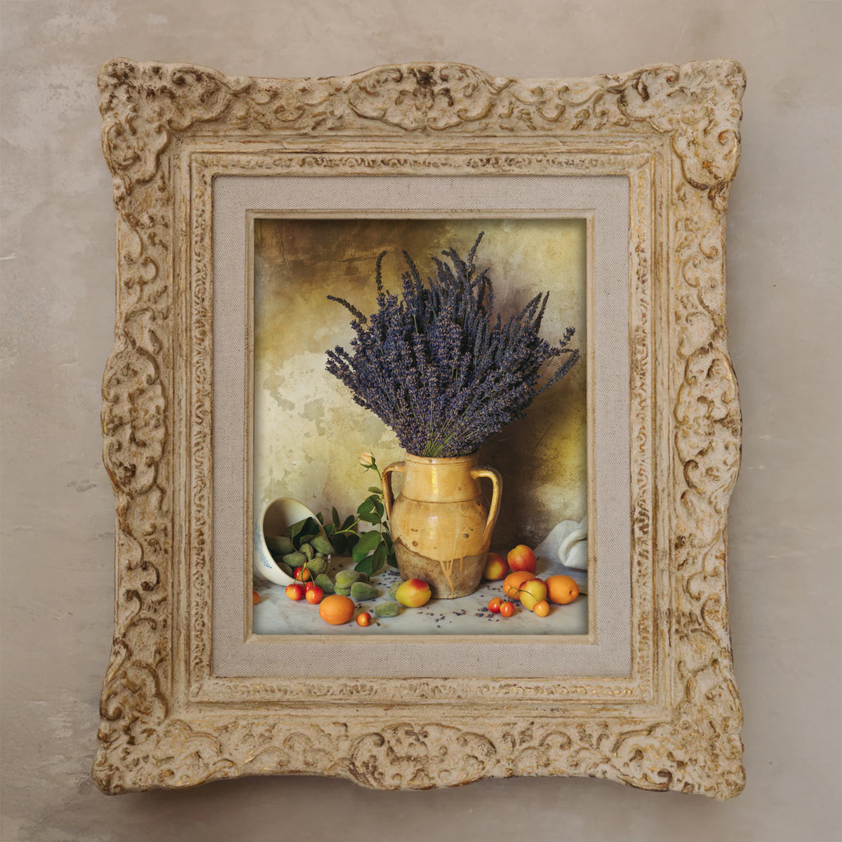 Lavender and Summer Fruits • Original Framed Masterwork
