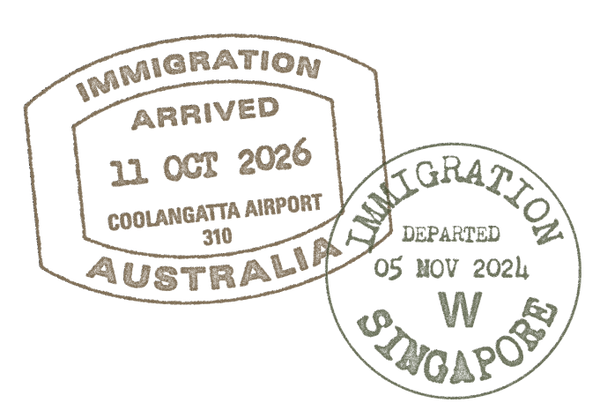Travel stamp