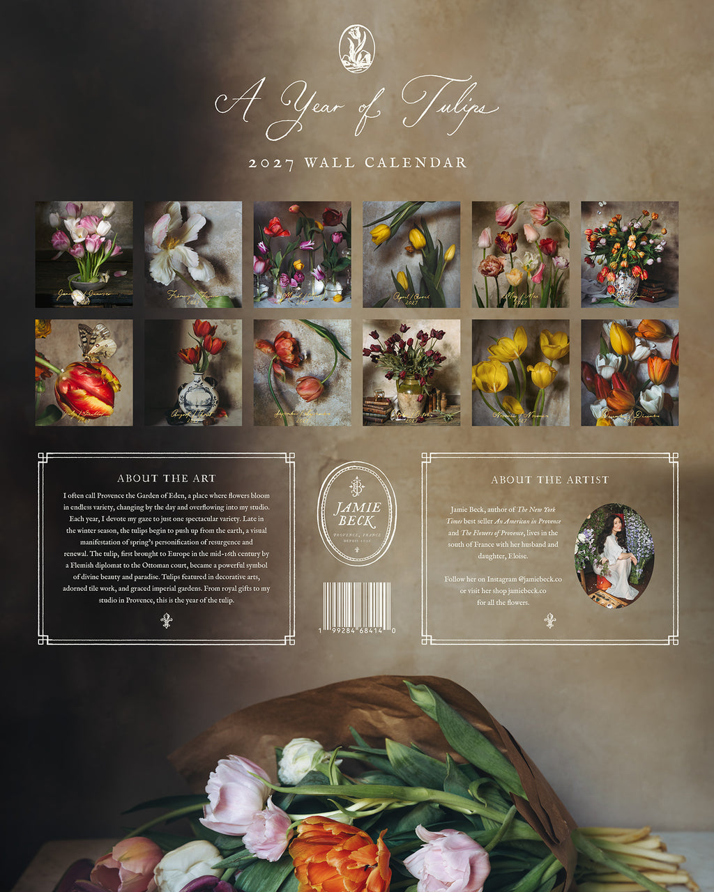 A Year of Tulips • Wall Calendar (pre-order)
