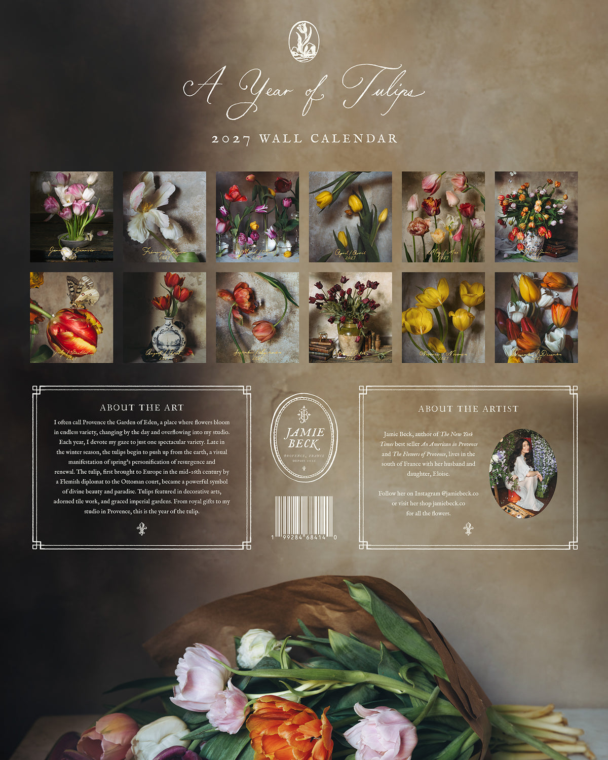 A Year of Tulips • Wall Calendar (pre-order)