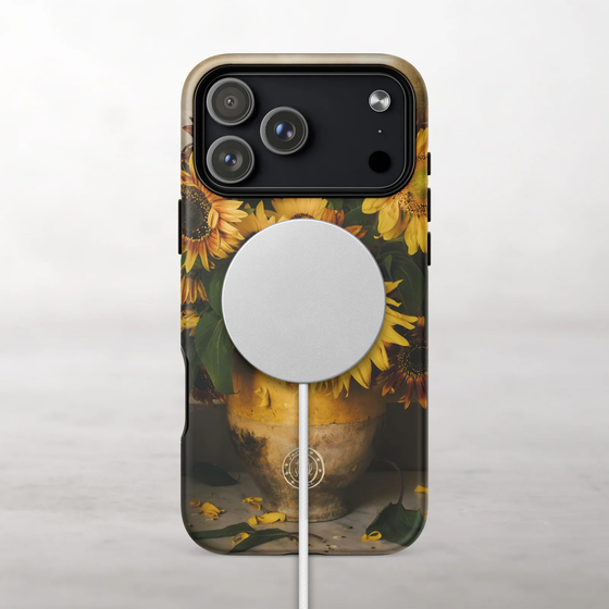 Coustellet Market Sunflowers • MagSafe® tough case for iPhone®