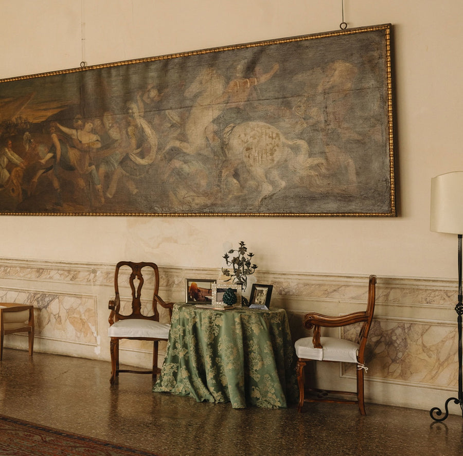 Historic estate salon with interior design