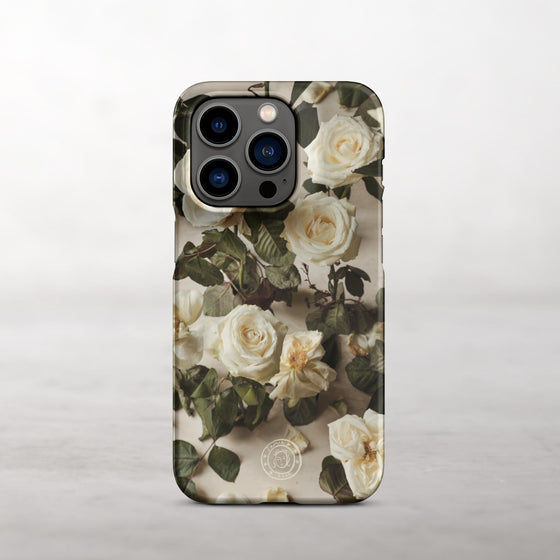 Blanc Roses • Snap case for iPhone®