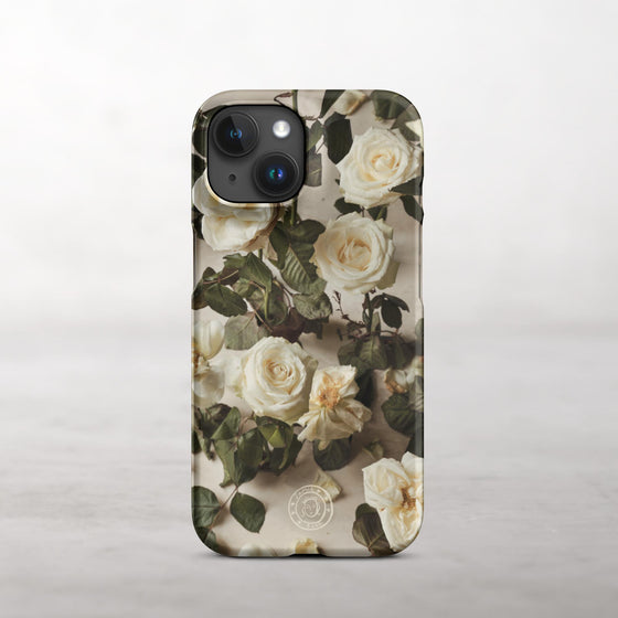 Blanc Roses • Snap case for iPhone®