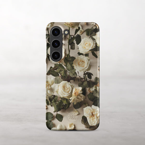 Blanc Roses • Snap case for Samsung®