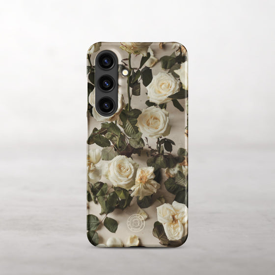 Blanc Roses • Snap case for Samsung®