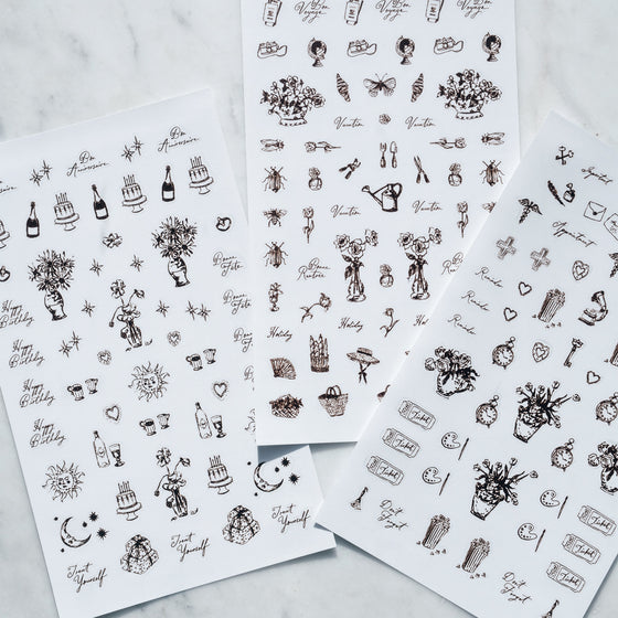 Sticker Refill Pack for 2026 Monthly Life Planner