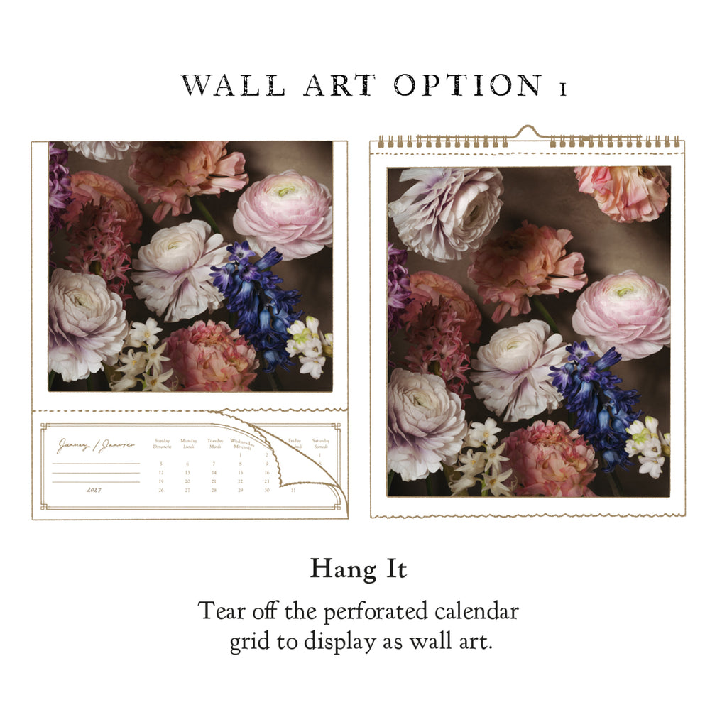 2027 Everyday Gallery Calendar • Flowers from Provence (pre-order)