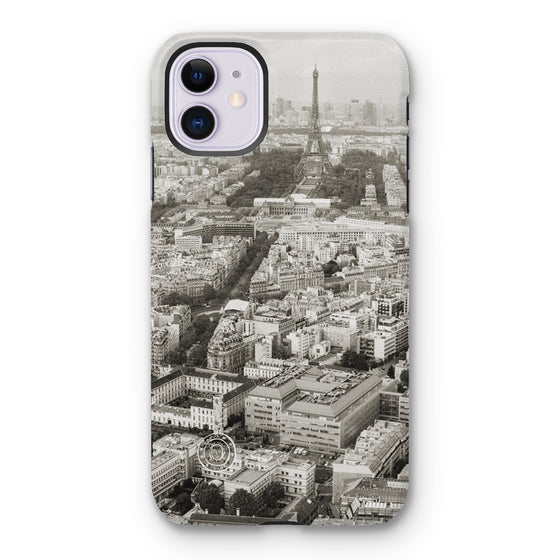 Paris Collection Eiffel Tower Cityscape Tough Phone Case