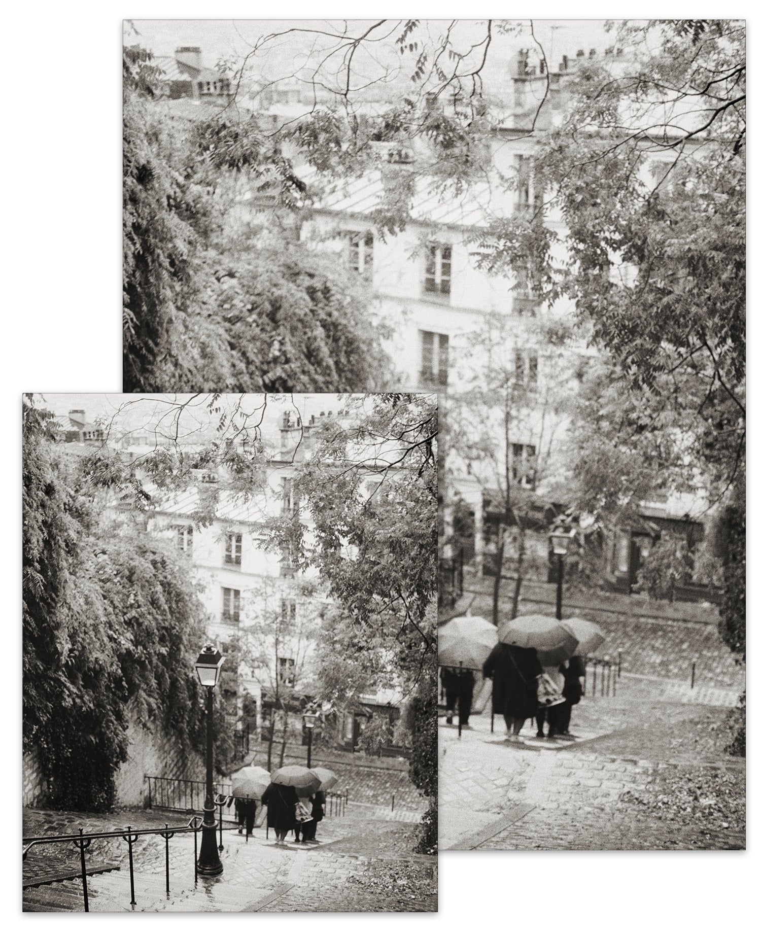 Paris Collection Steps to Montmartre Small Poster