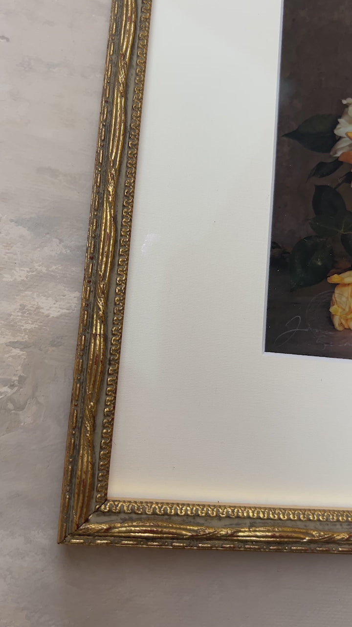Framed Masterwork - Rose Month Day Twelve