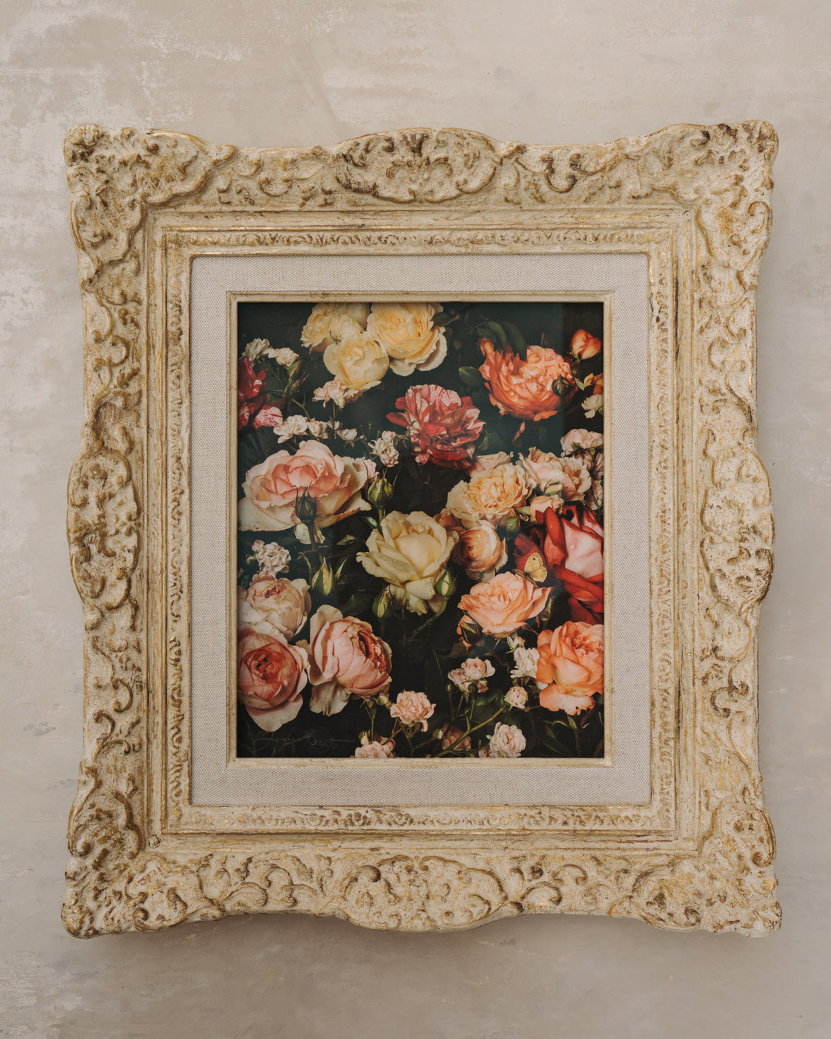 Framed Masterwork - Rose Month Day Twenty-five