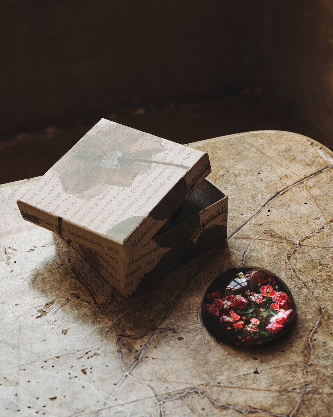 Drops of Provence Paperweight Sea of Pink