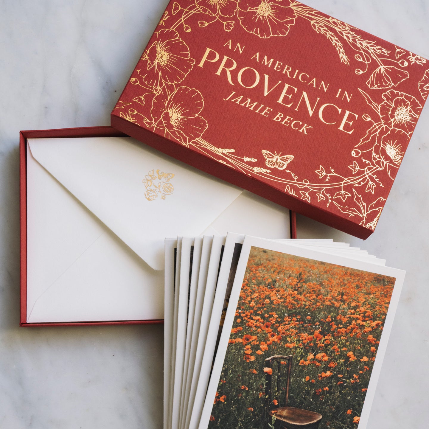 An American in Provence Stationery Set
