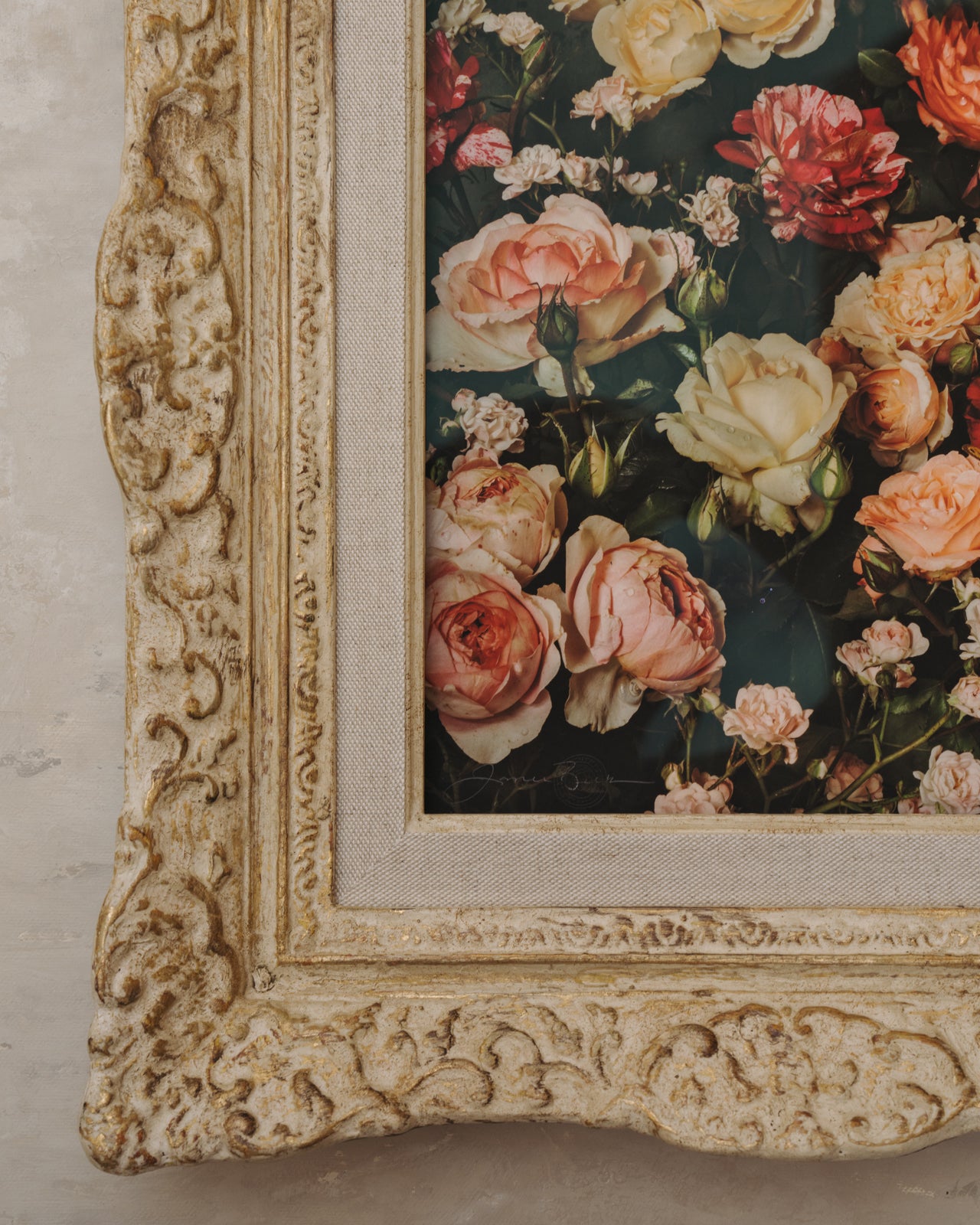 Framed Masterwork - Rose Month Day Twenty-five