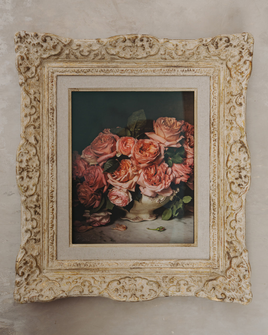 Framed Masterwork - Rose Month Day Six