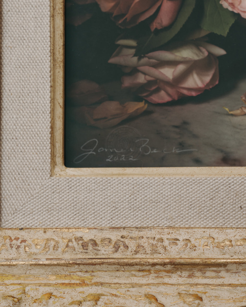 Framed Masterwork - Rose Month Day Six