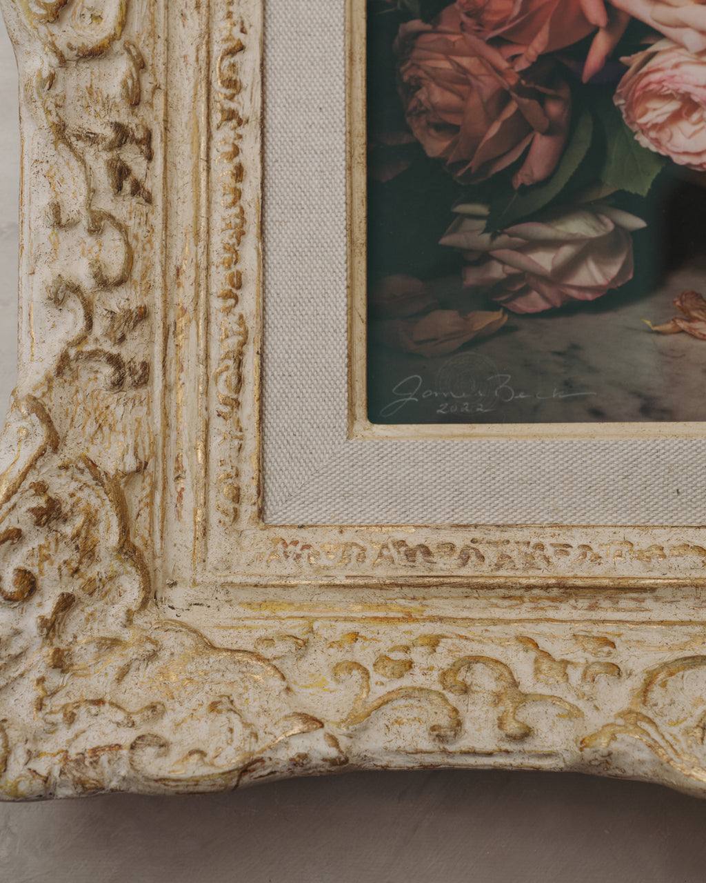 Framed Masterwork - Rose Month Day Six