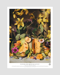 Flowers and Fruits of August Poster