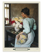 Load image into Gallery viewer, Woman with Spring Peonies Poster
