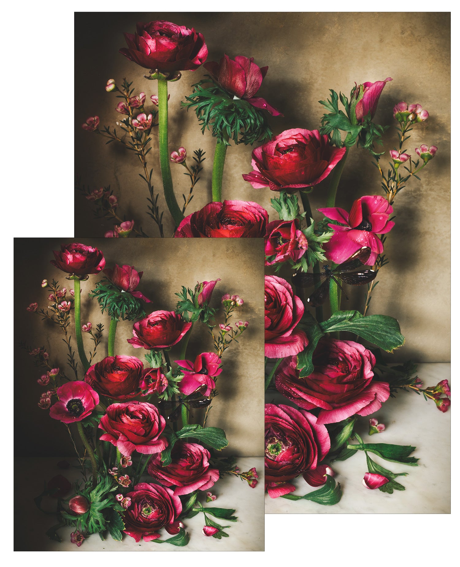 Bouquet of Saint Valentine Small Poster