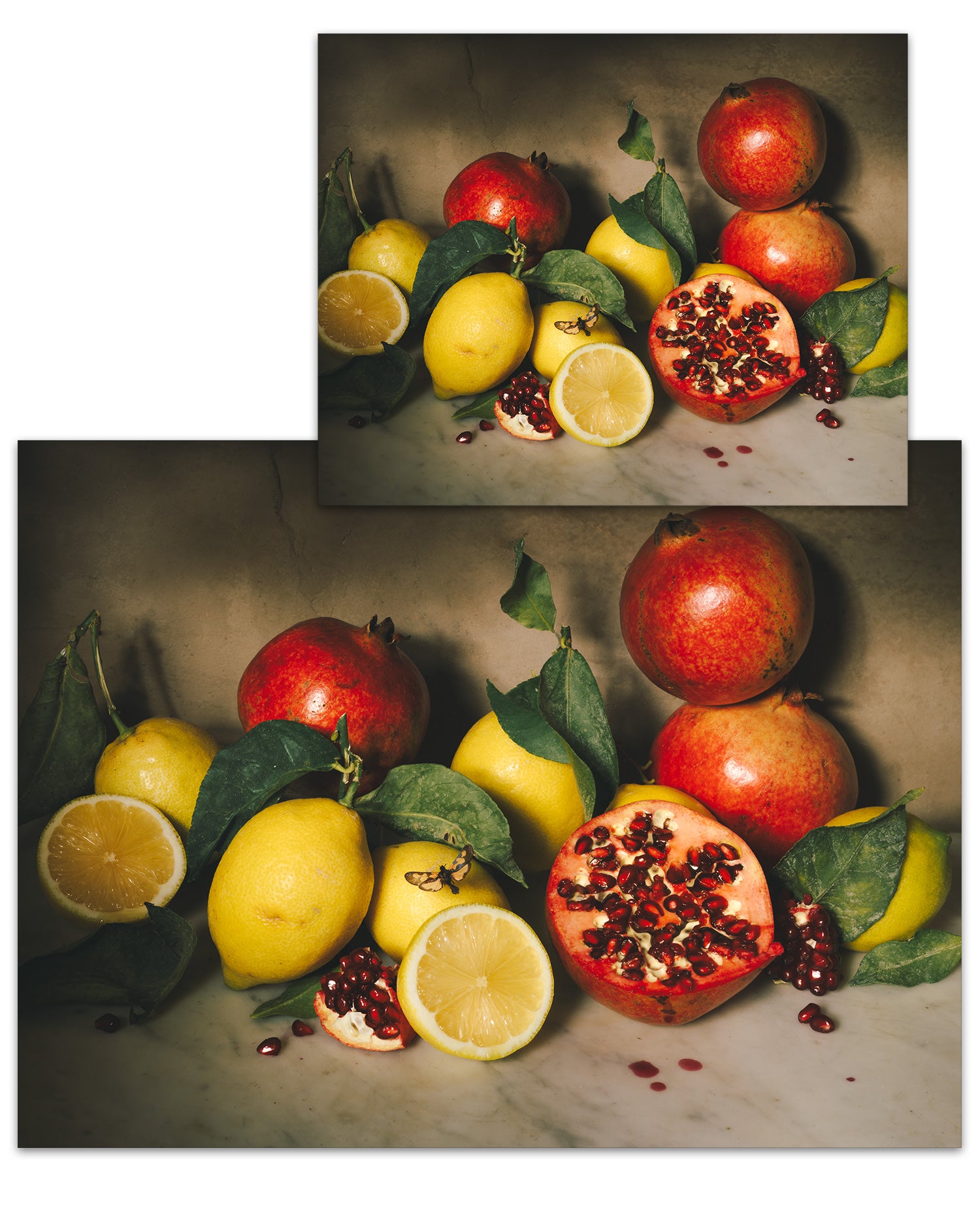 Lemons and Pomegranates Small Poster
