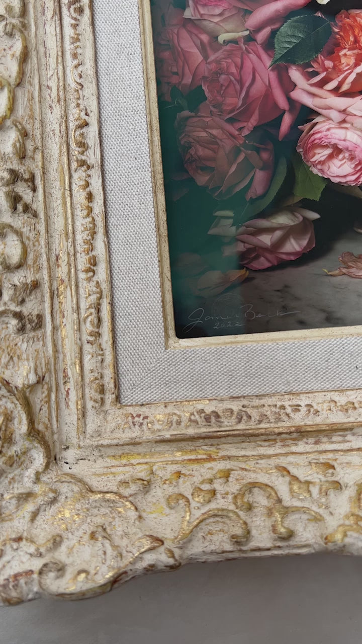 Framed Masterwork - Rose Month Day Six