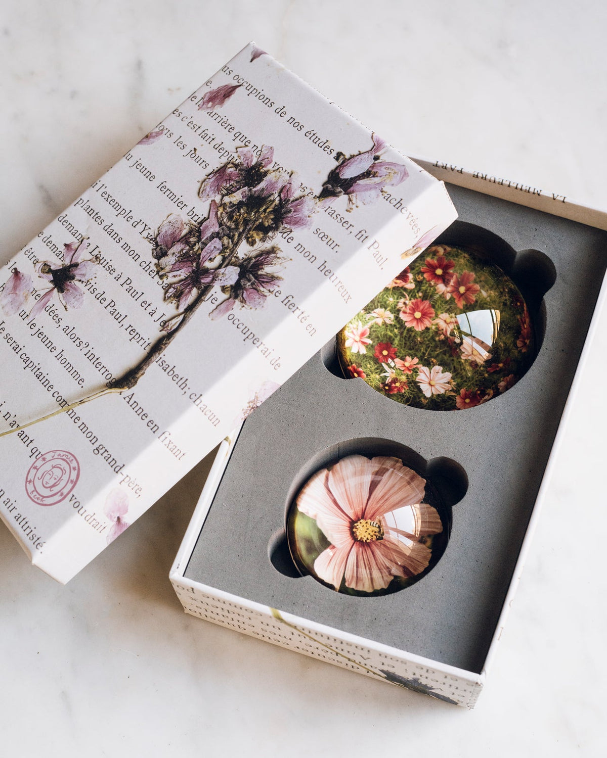 Drops of Provence Paperweight Set - Cosmos
