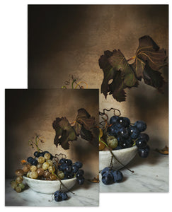 Bowl of Grapes Small Poster