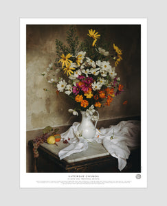 Still Life with Saturday Cosmos Poster