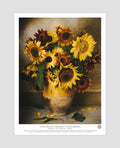 Coustellet Market Sunflowers Poster
